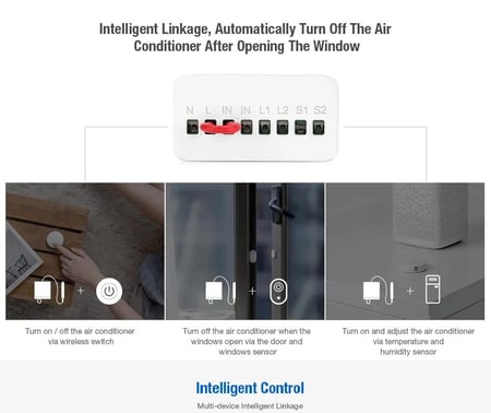 وحدة تحكم المرحل المزدوج T2 من آقارا للأتمتة الذكية - أبحر أونلاين