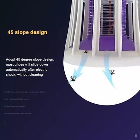 AC 175V-220V 20W E27 LED Lamp Bulbs Mosquito Killer Light 2 In 1 Mosquito Trap Insect Killer Bug Zapper Night Light