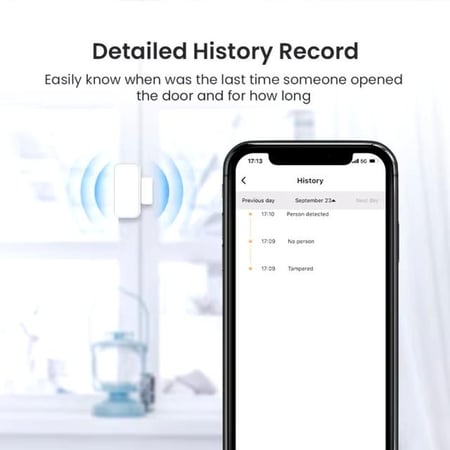 مستشعر باب Broadlink S1C لاسلكي لتعزيز أمان المنزل