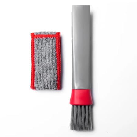 Nylon bristle brush cleaning car AC circular air vent - Abhir