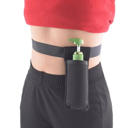Massage Oil Lotion Bottle Holster - Adjustable Waist Belt