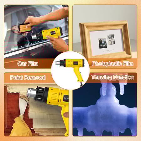 professional heat gun مسدس هواء حراري ساخن 2000W متغير درجة الحرارة