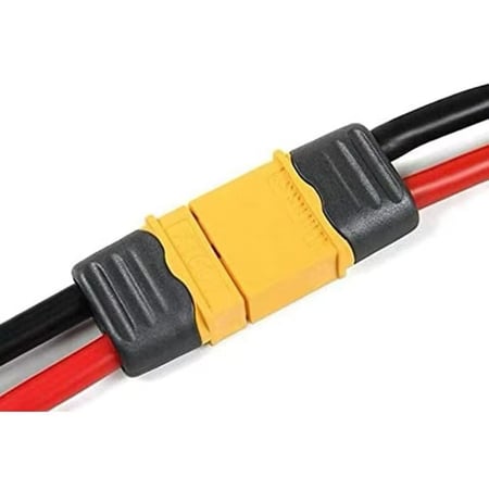 زوج موصلات Amass XT60H+ مع أغطية حماية، قابس طاقة ذكر/أنثى لبطاريات LiPo لأجهزة التحكم عن بُعد