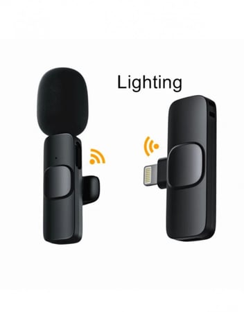 Mini Wireless Lavalier Microphone Portable for ios Lightning interface