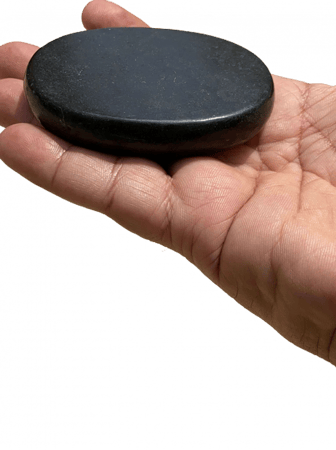 حقيبة تسخين (احجار المساج) من خشب الخيزران مع 16 قطعة من احجار البازت