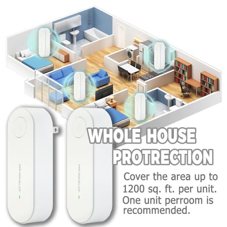 جهاز طرد الحشرات بالموجات فوق الصوتية - آمن، بلا ضوضاء، ولا إشعاع!