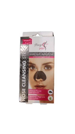 شرائط تنظيف الانف بخلاصة مسحوق الفحم