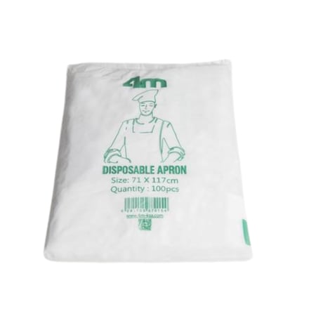 شد مريلة بلاستيك للطبخ (شد 100 حبه)