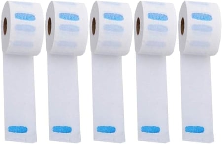 بكرات شرائط رقبة ورقية للاستعمال مرة واحدة لحماية الرقبة