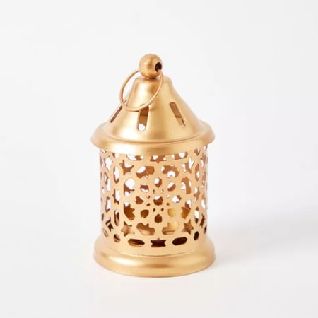 فانوس جالي معدن من ماركازي حجم 12 سم