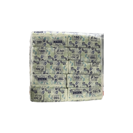 مناديل مدار ناعم شد 10 قطع كل قطعة تحتوي علي 160 منديل