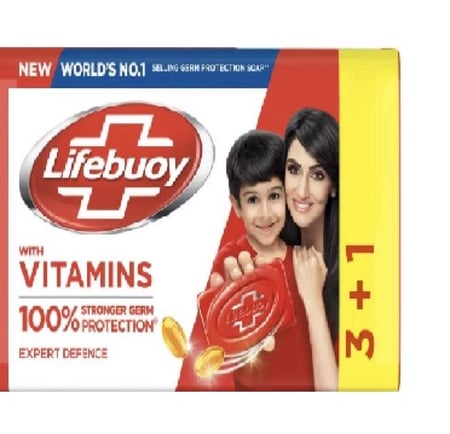 صابون  لايف بوي 125 جرام  3+1