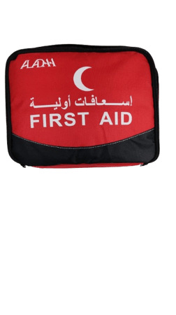 حقيبة اسعافات اولية قماش مقاس كبير