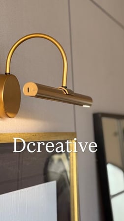 اضاءة لوحات ذهبي مقاس 35سم
