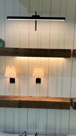 اضاءة جدارية راقية أسود(السعر للحبة فقط )