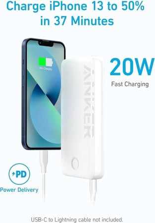 انكر باور بانك شاحن محمول 20000mAh مع شحن سريع USB C