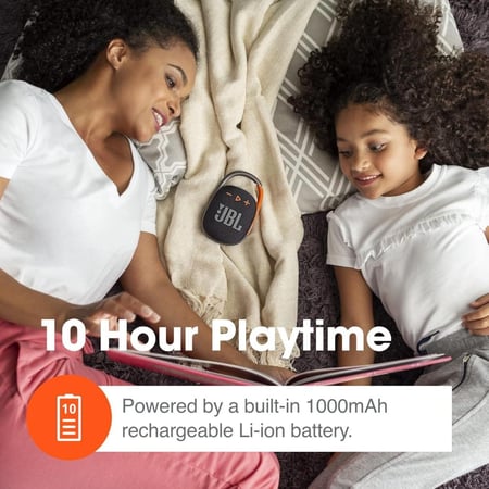 جي بي ال كليب 4 مكبر صوت بلوتوث محمول، اسود-JBL