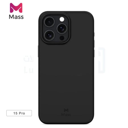 كفر Infinite من Mass للايفون 15 Pro اسود