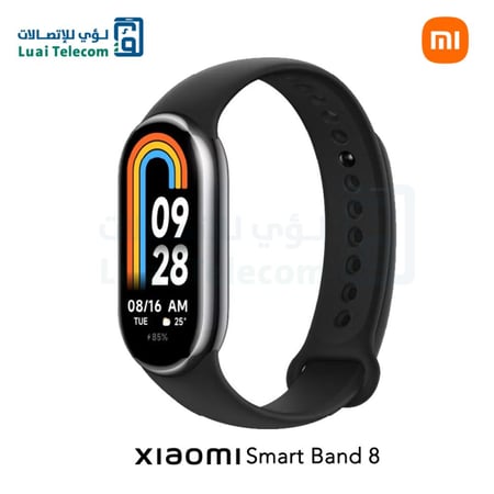 سوار شاومي سمارت باند 8 أسود