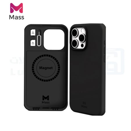 كفر Infinite من Mass للايفون 16 Pro اسود