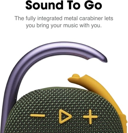 جي بي ال كليب 4 مكبر صوت بلوتوث محمول، اسود-JBL