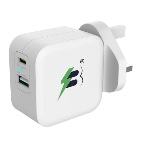 رأس جداري منفذين 38w PD - USB سبارك بيري