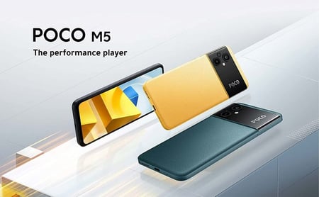 جوال بوكو Poco M5 (6GB+128GB)- اسود