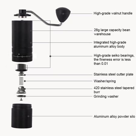مطحنة قهوة يدوية احترافية Professional Hand Grinder