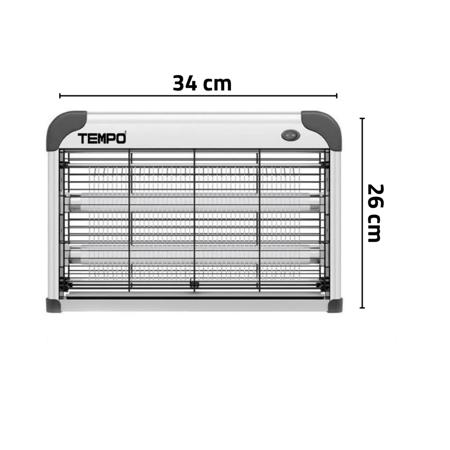 صاعق حشرات كهربائي مقاس 2×8 بقوة 16 واط – فعال وآمن للتخلص من الحشرات الطائرة في المنازل والمكاتب