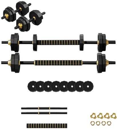 طقم تمارين الأثقال من ميراك 2358 – وزن قابل للتعديل | تصميم متين وآمن | مثالي لتقوية العضلات في المنزل | سهل التخزين والتنقل ️