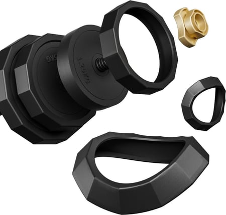 طقم تمارين الأثقال من ميراك 2358 – وزن قابل للتعديل | تصميم متين وآمن | مثالي لتقوية العضلات في المنزل | سهل التخزين والتنقل ️