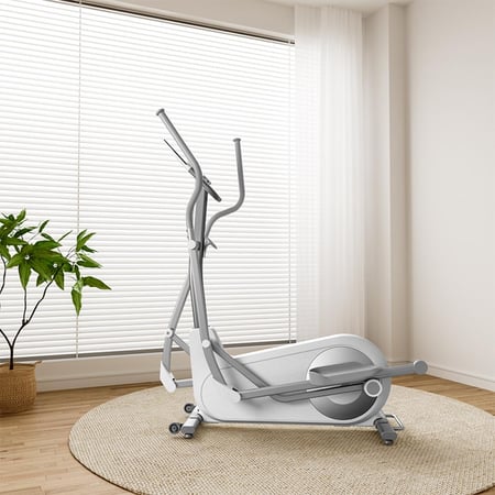 دراجة تمارين إليبتكال Merach E27 – مقاومة متعددة | شاشة LCD | لا تحتاج كهرباء | تتحمّل 150 كغ | تمرين منخفض التأثير وآمن للمفاصل ‍♂️