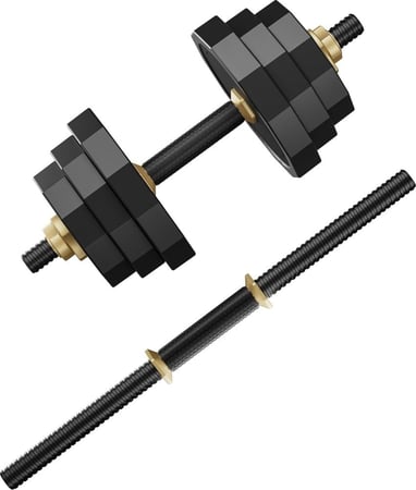 طقم تمارين الأثقال من ميراك 2358 – وزن قابل للتعديل | تصميم متين وآمن | مثالي لتقوية العضلات في المنزل | سهل التخزين والتنقل ️