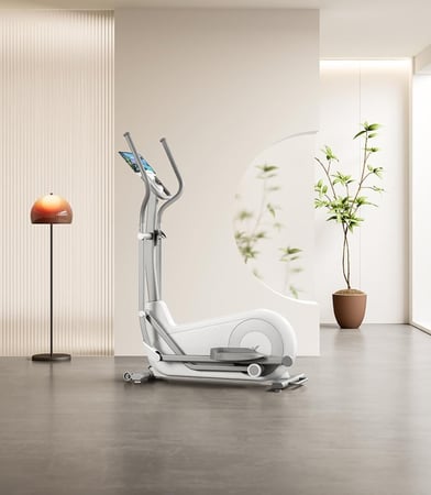 دراجة تمارين إليبتكال Merach E27 – مقاومة متعددة | شاشة LCD | لا تحتاج كهرباء | تتحمّل 150 كغ | تمرين منخفض التأثير وآمن للمفاصل ‍♂️