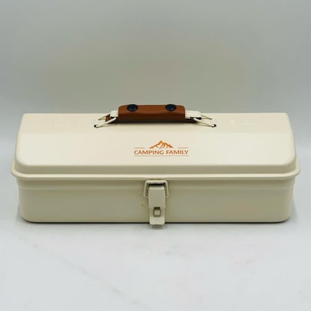 صندوق طقم عزبة شاي متكامل، وهو مثالي للرحلات والتخييم [1، 2].