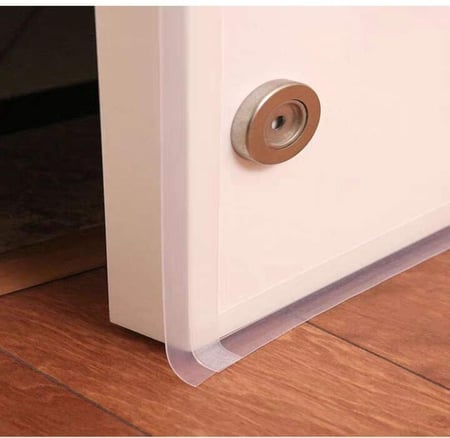 شريط ختم السيليكون و شريط سفلي للباب لاصق للأبواب وفجوات النوافذ من سيليكون مضاد للغبار مضاد للصدمات