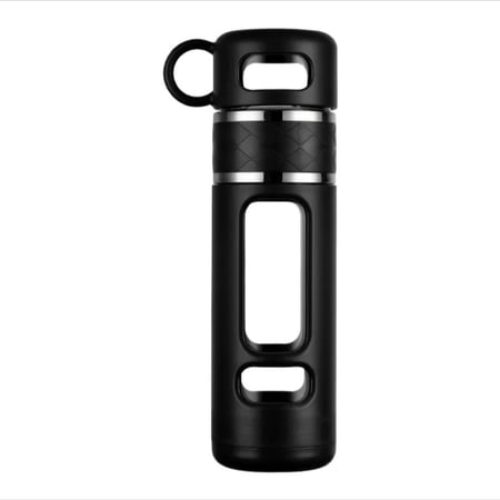 كوب شاي مقاوم للقطره وفصل الماء كوب زجاجي عازل  بطبقه مزدوجه