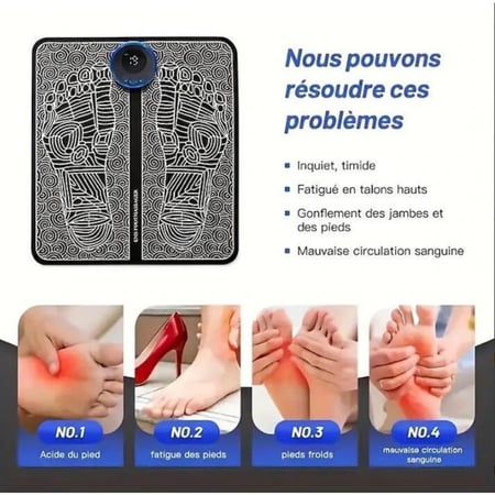 جهاز تدليك للقدمين يشاشة رقمية