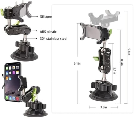 حامل جوال سيارة  كروي عالمي