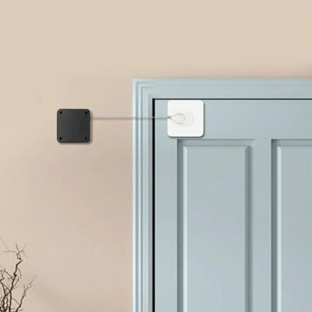 قفل باب بمستشعر تلقائي بدون ثقب مع سهولة التركيب