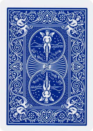 ورق لعب خفة يد وخدع سحرية بايسكل ميراج - ازرق