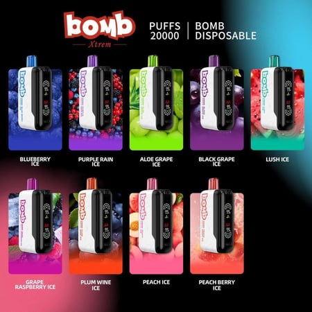 بومب اكستريم 20 الف سحبة - Bomb Xtrem 20000 puff