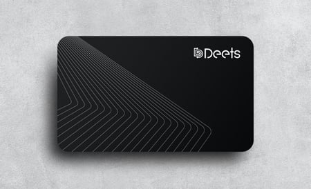 Deets Edge - بطاقة ذكية بتقنية NFC
