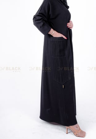 عباية كتف جيوب كسرات