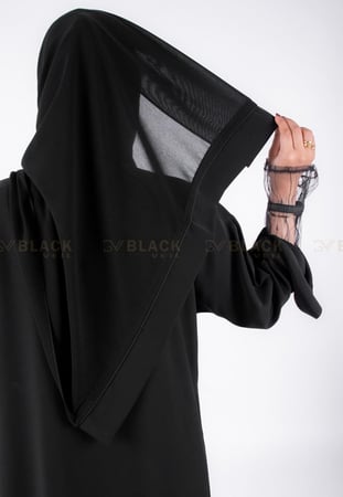 عباية كتف كم دانتيل