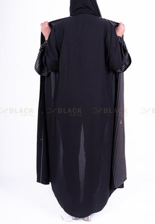 عباية كتف اكمام منفوخة