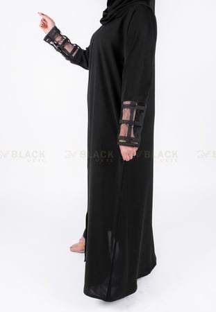 عباية كتف كم دانتيل