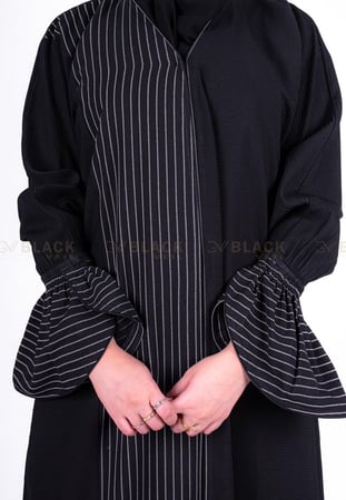 عباية كتف اكمام منفوخة