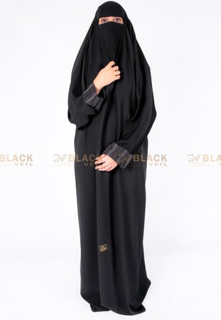 عباية رأس بقماش حرير التميز الناعم