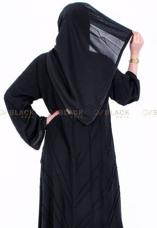 عباية كتف قماش ملكي كسرات